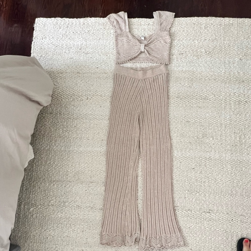 River Island Crochet Knit Set
